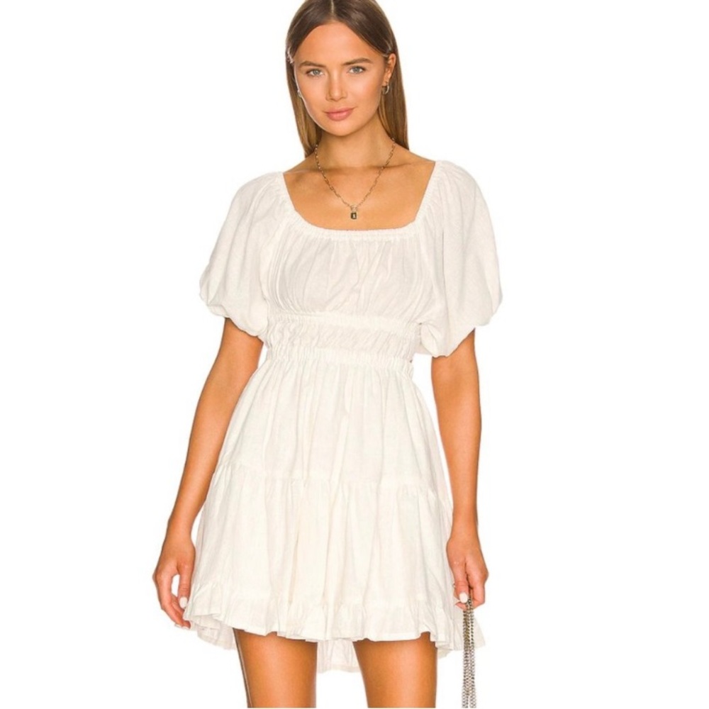 Cleobella Olive Mini Dress in Ivory NWT Size Small